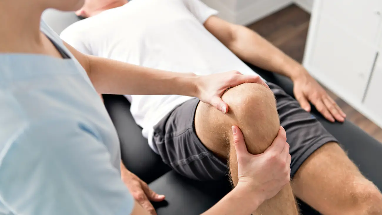 Physiotherapy to a client